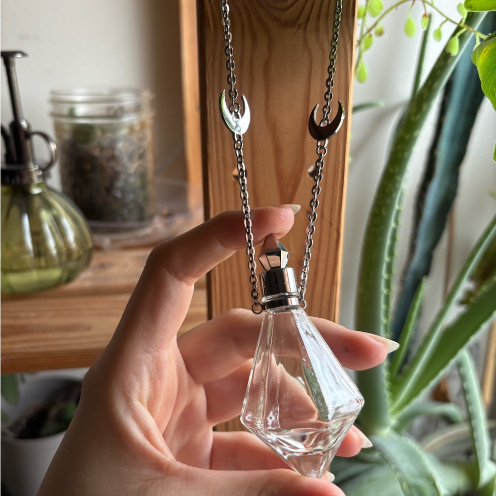 Rare Killstar Potion Bottle Glass Vial with Moons
